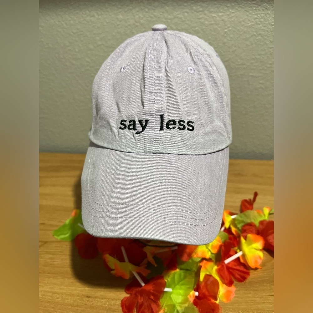 Adorable torrid Lavender Embroidered Cap “Say Less”